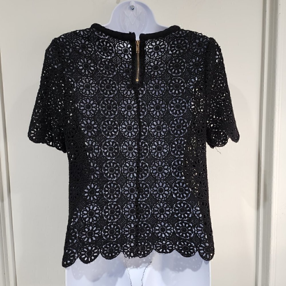 BLACK LACE TOP - Picture 3 of 5